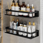 Black Space Aluminum  Toilet Rack Wall-mounted